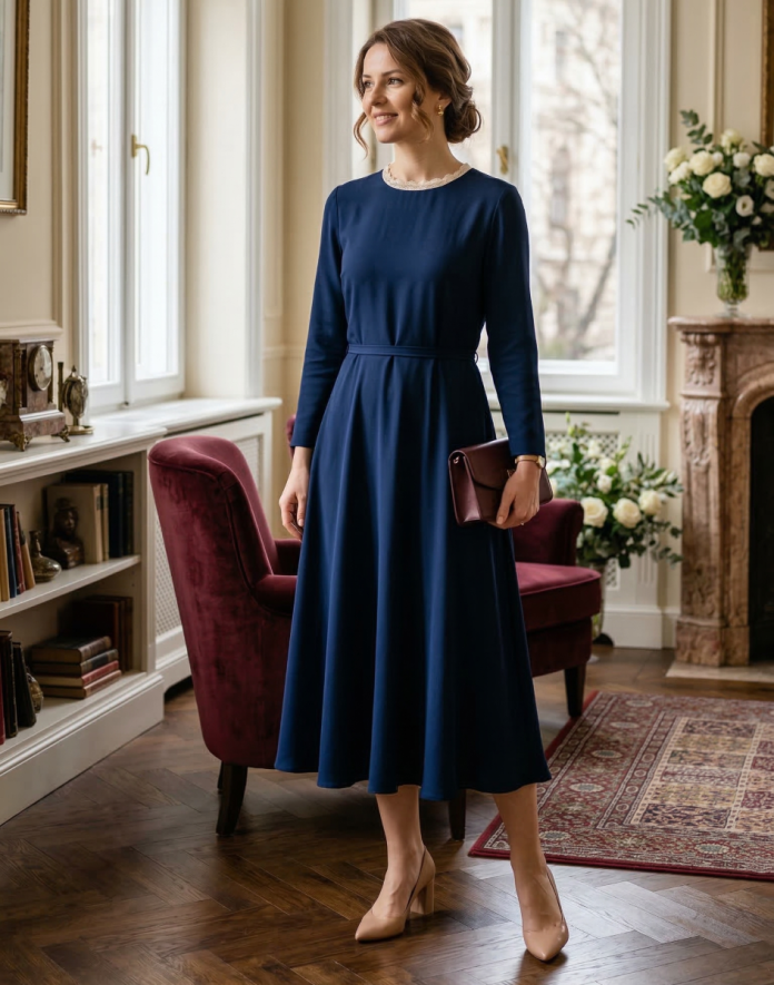 Rochii elegante modeste pentru femei care vor să se îmbrace feminin și decent
