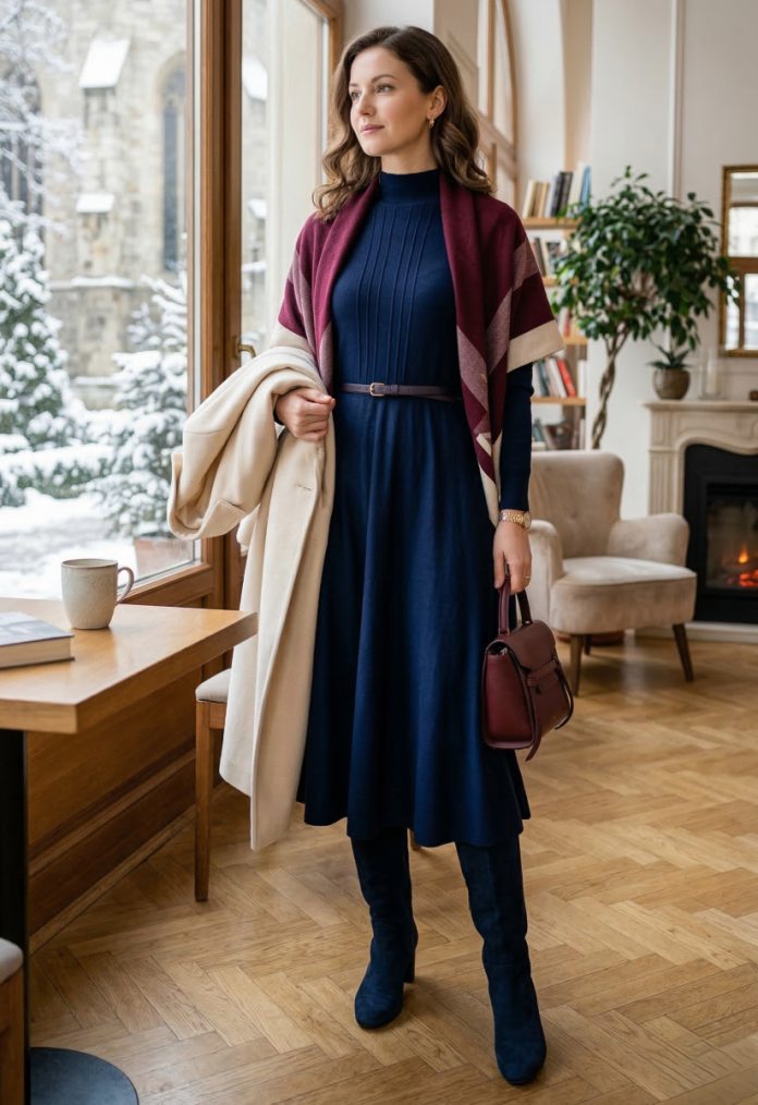 Rochii modeste cu mânecă lungă idei elegante pentru sezonul rece și nu numai Rochii modeste cu mânecă lungă idei elegante pentru sezonul rece și nu numai