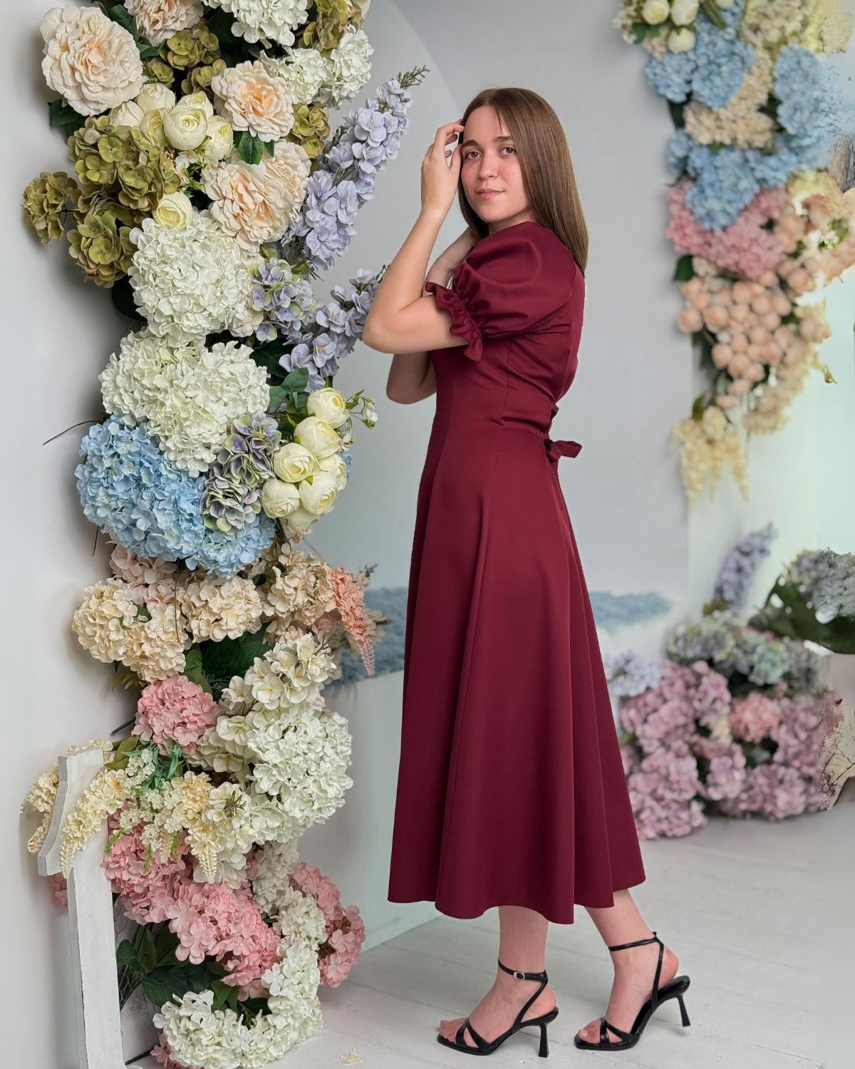 Rochie Anne cu gaica și snur la spate - imagine 10