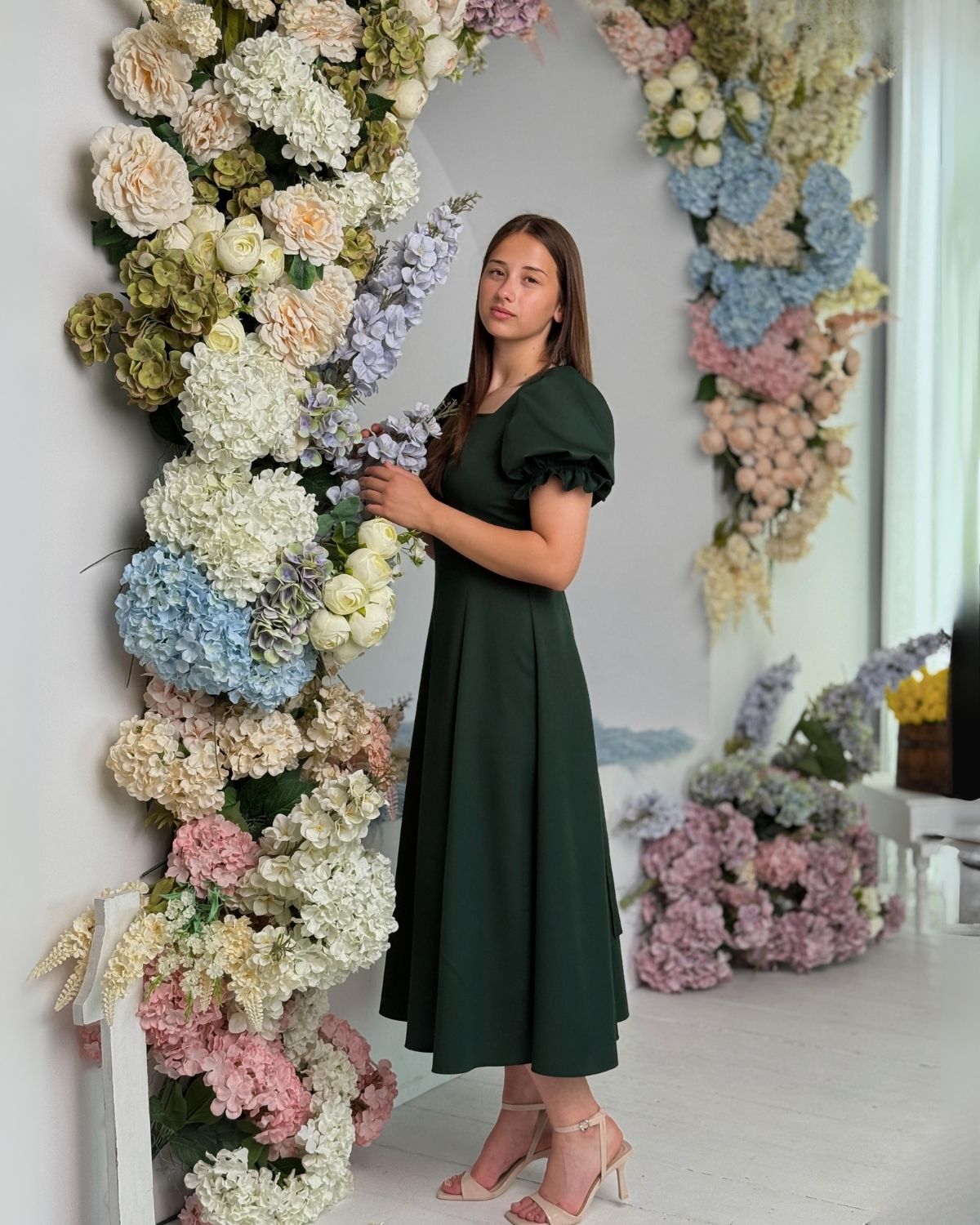 Rochie Anne cu gaica și snur la spate - imagine 11