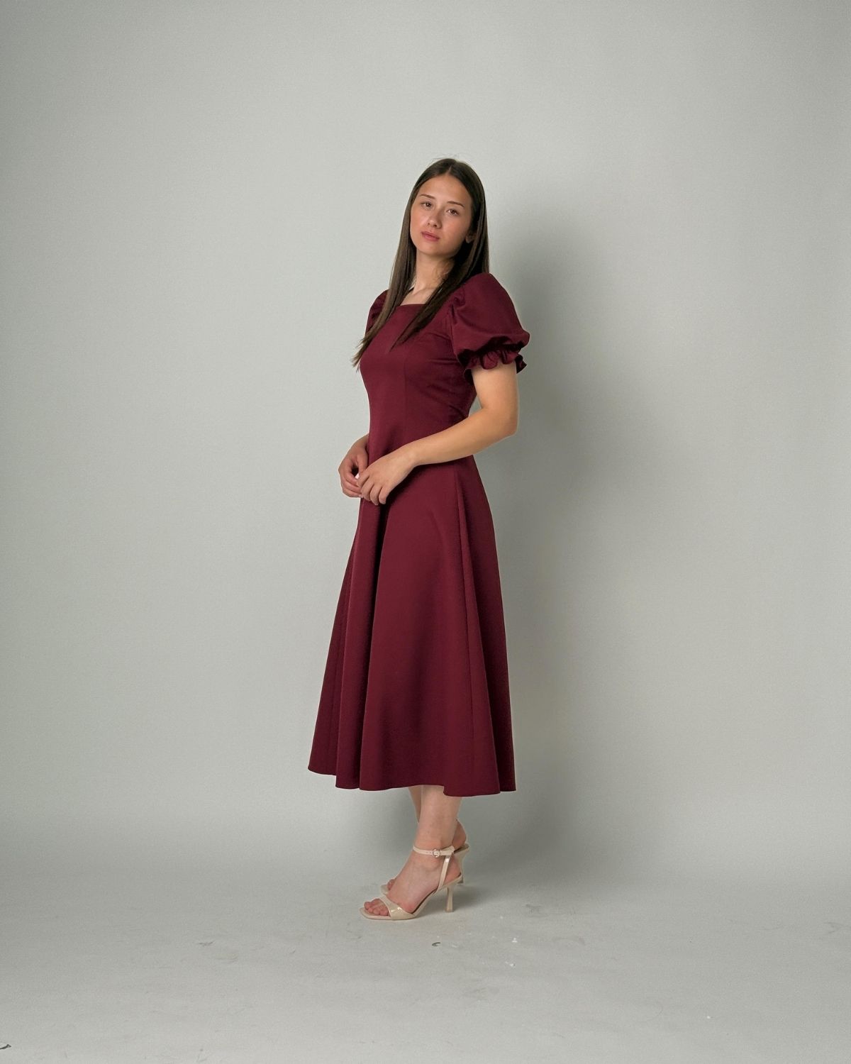 Rochie Anne cu gaica și snur la spate - imagine 2