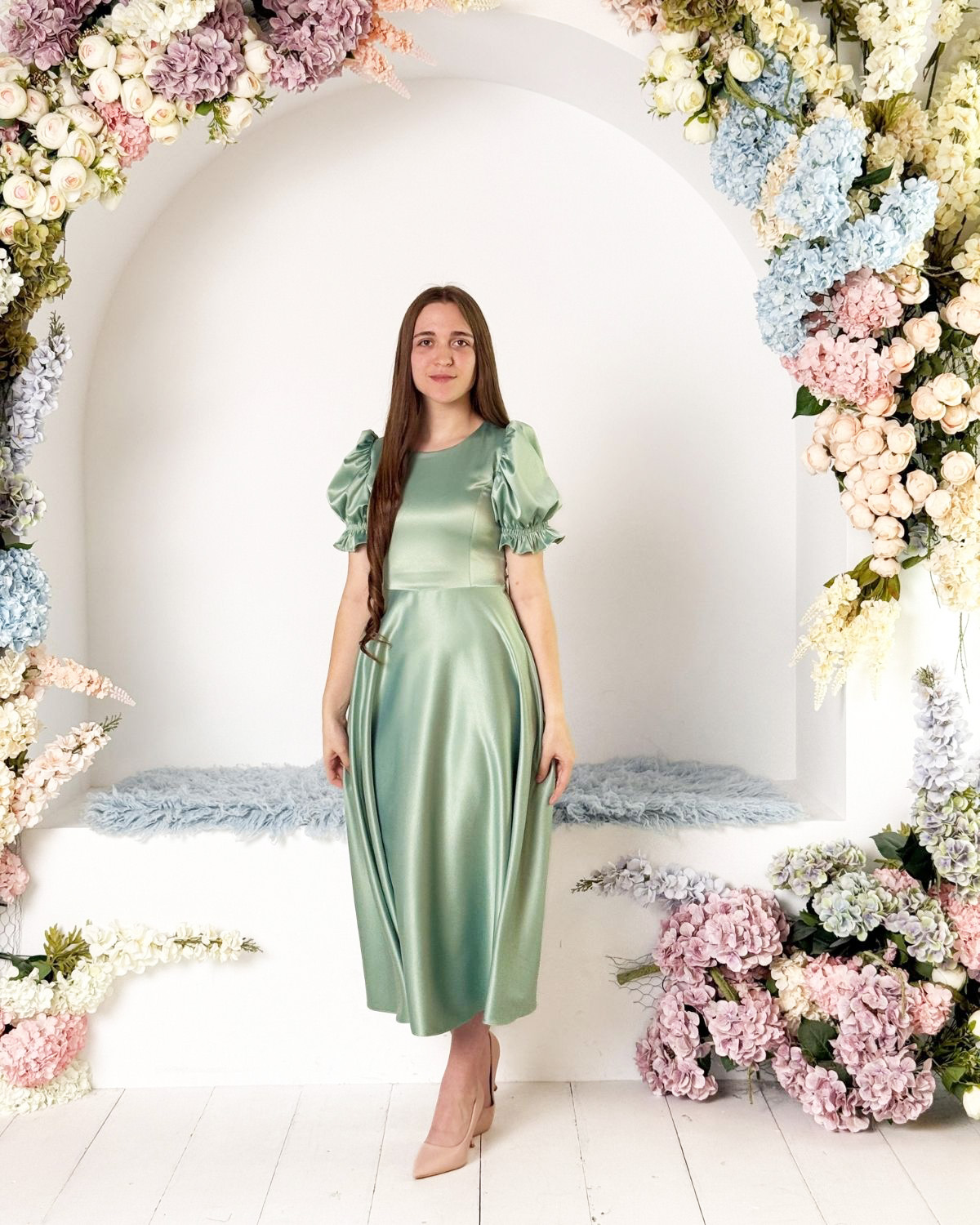 Rochie Ema din tafta elastică - imagine 14