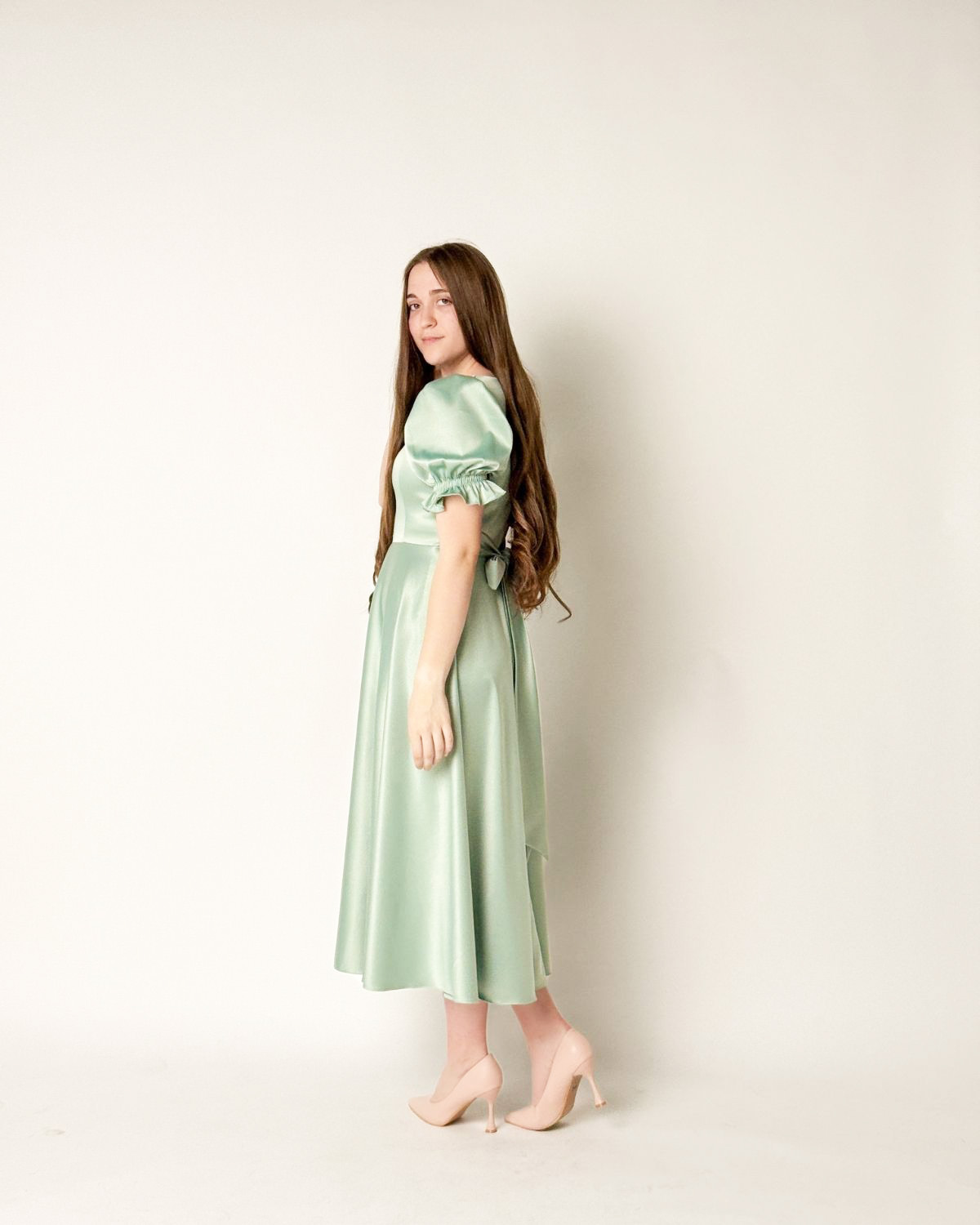 Rochie Ema din tafta elastică - imagine 11