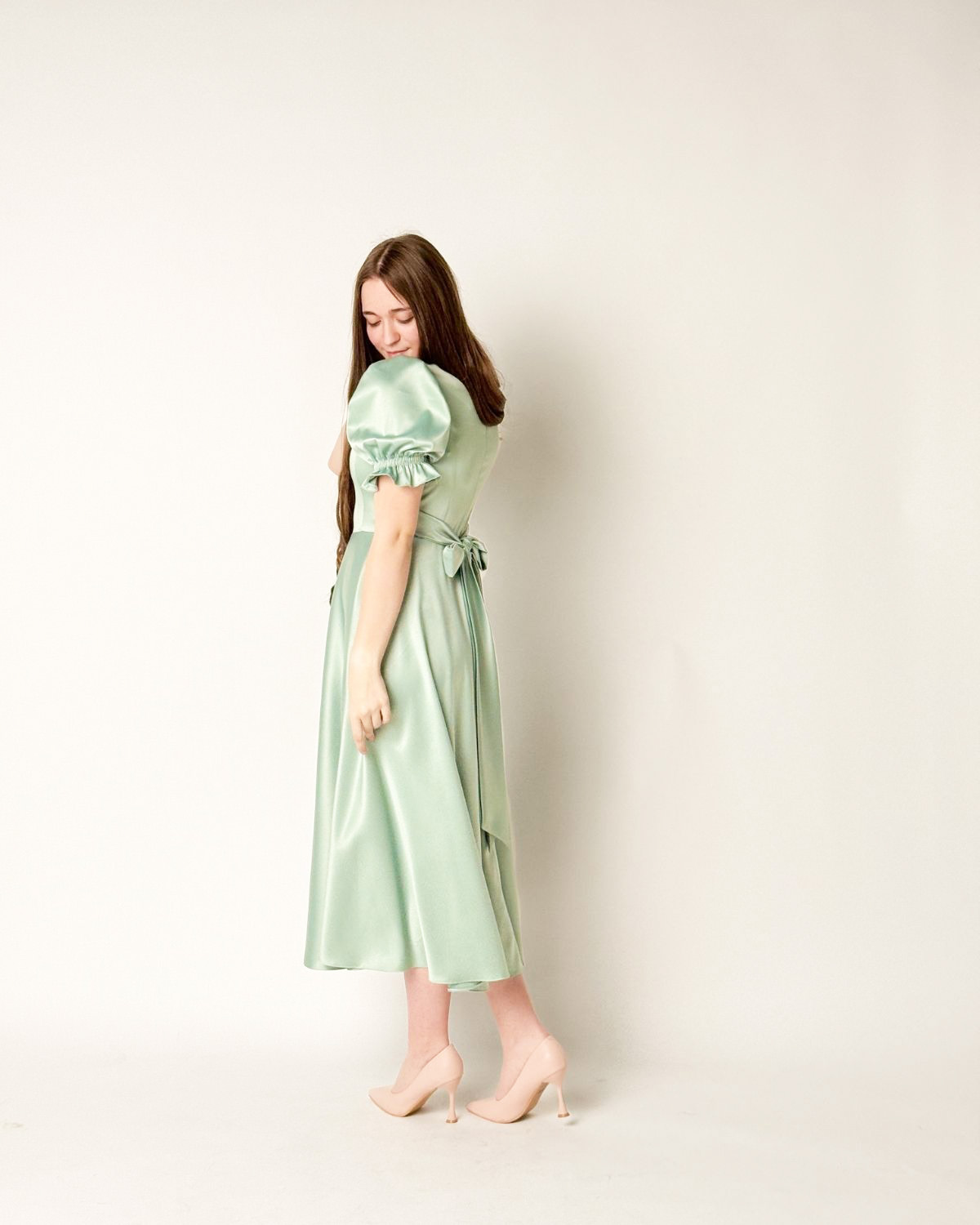 Rochie Ema din tafta elastică - imagine 9
