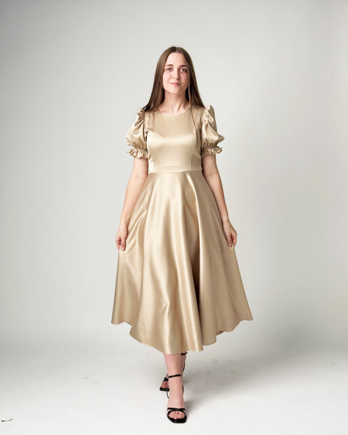 Rochie Ema din tafta elastică