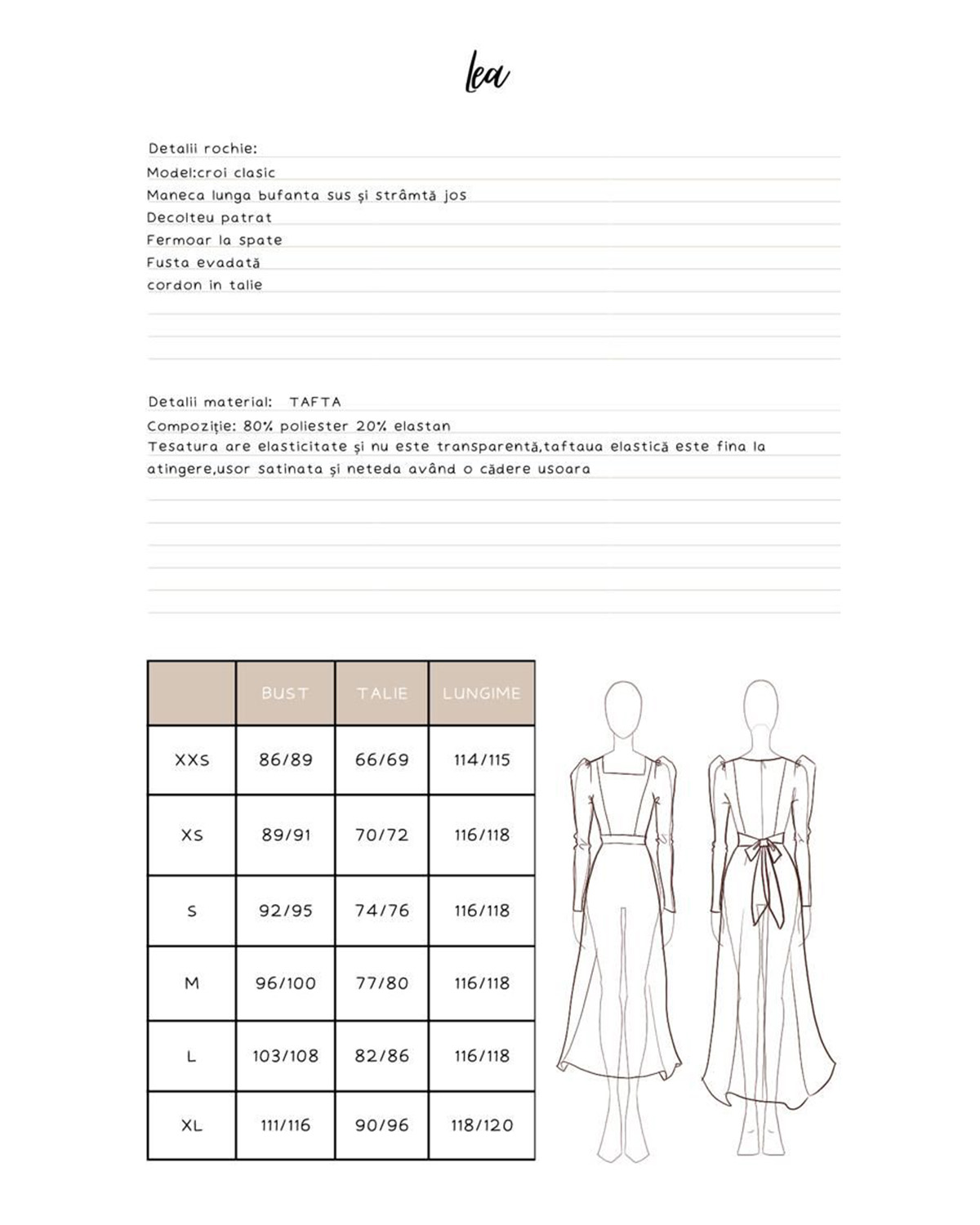 Rochie Lea Eleganță Clasic Redefinită - imagine 13
