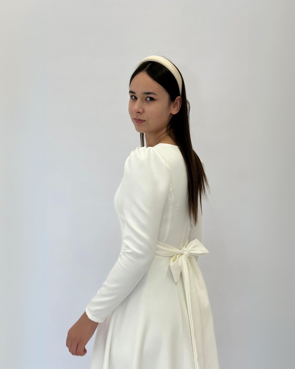 Rochie de Botez elegantă clasică - imagine 23