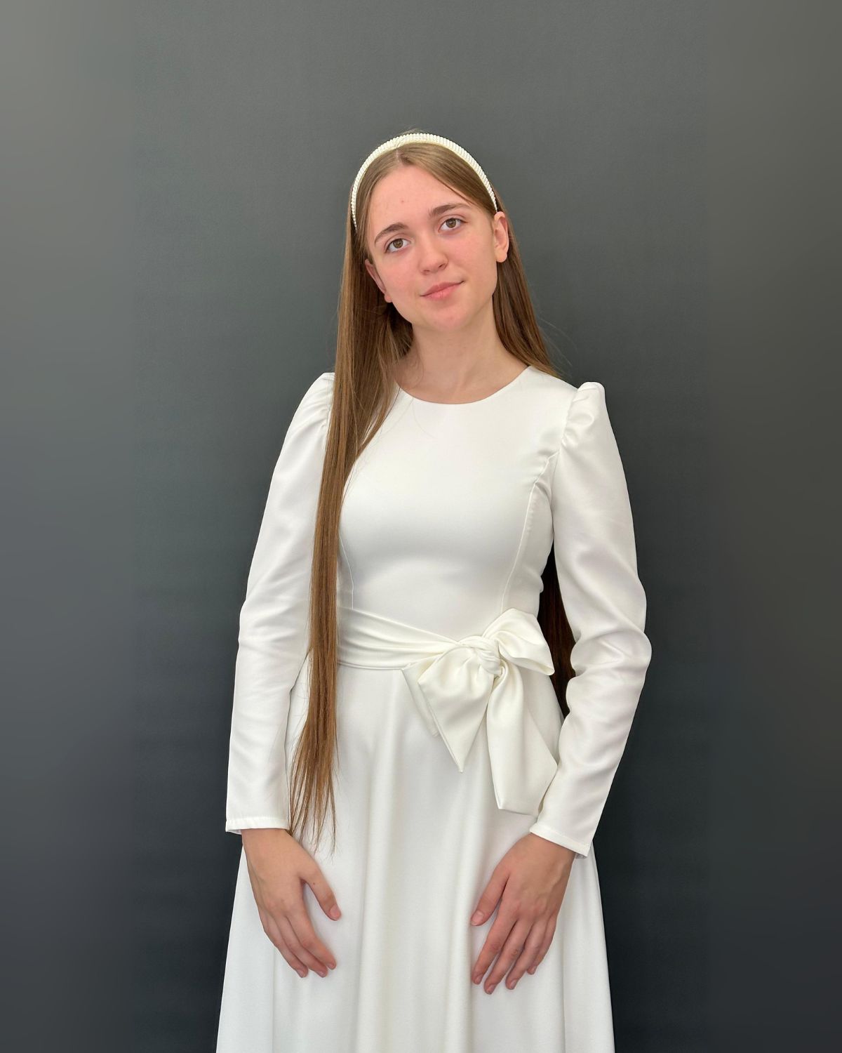 Rochie de Botez elegantă clasică - imagine 26