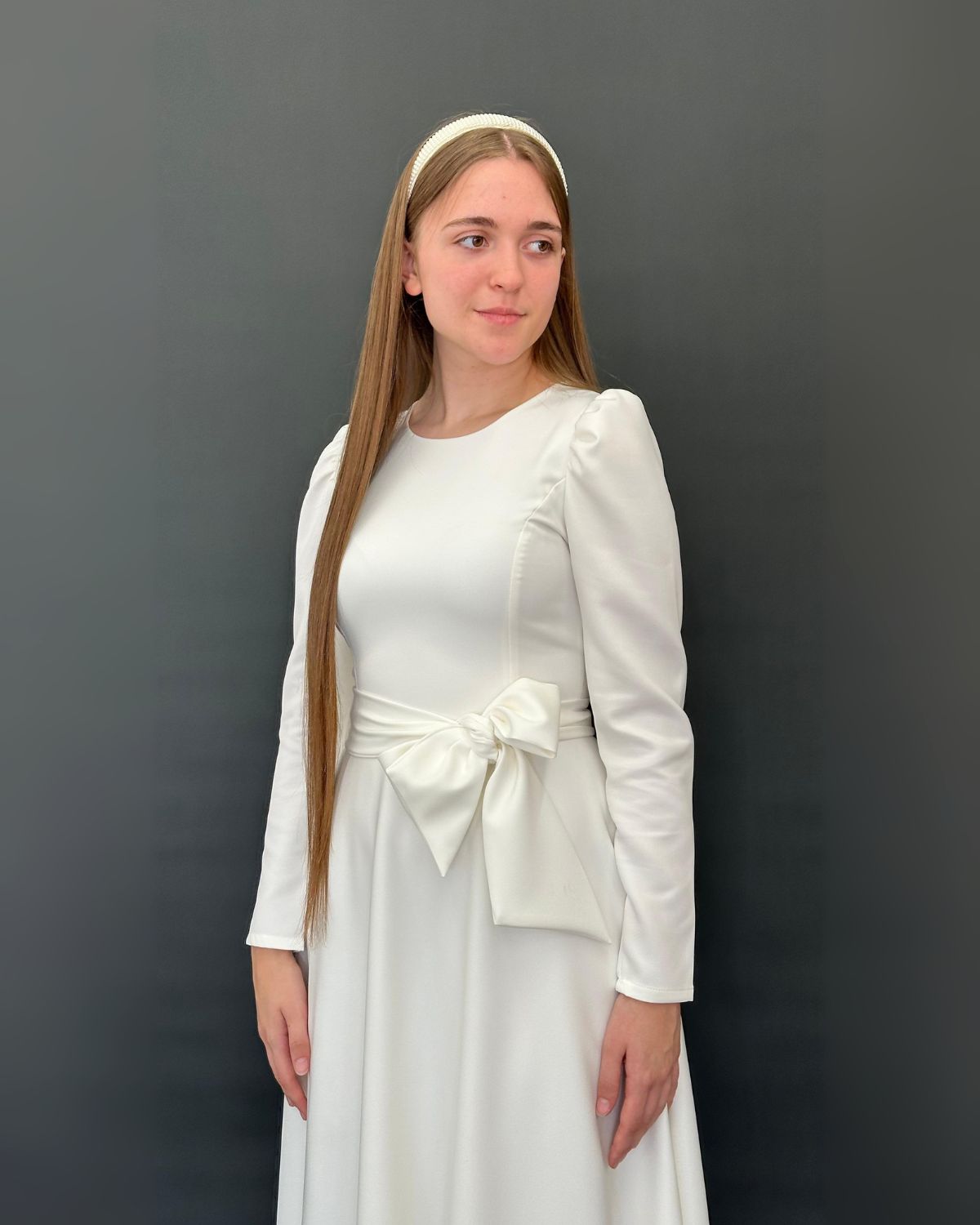 Rochie de Botez elegantă clasică - imagine 25