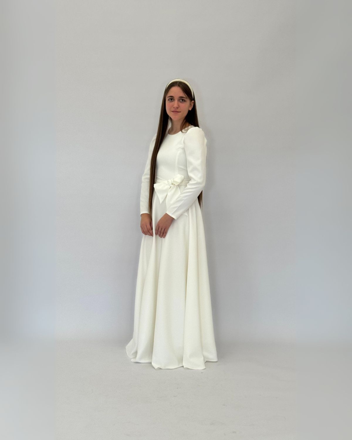 Rochie de Botez elegantă clasică - imagine 18