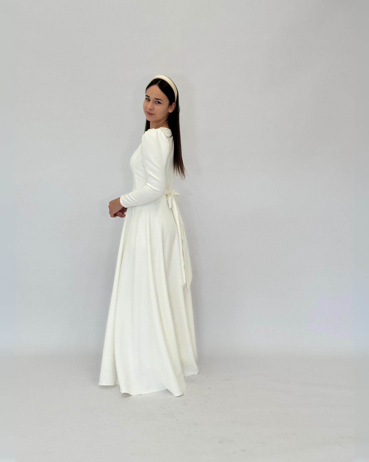 Rochie de Botez elegantă clasică - imagine 16