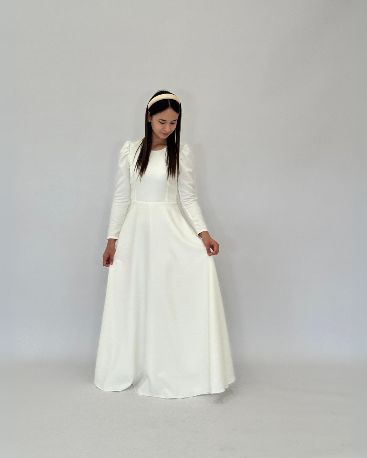 Rochie de Botez elegantă clasică - imagine 15