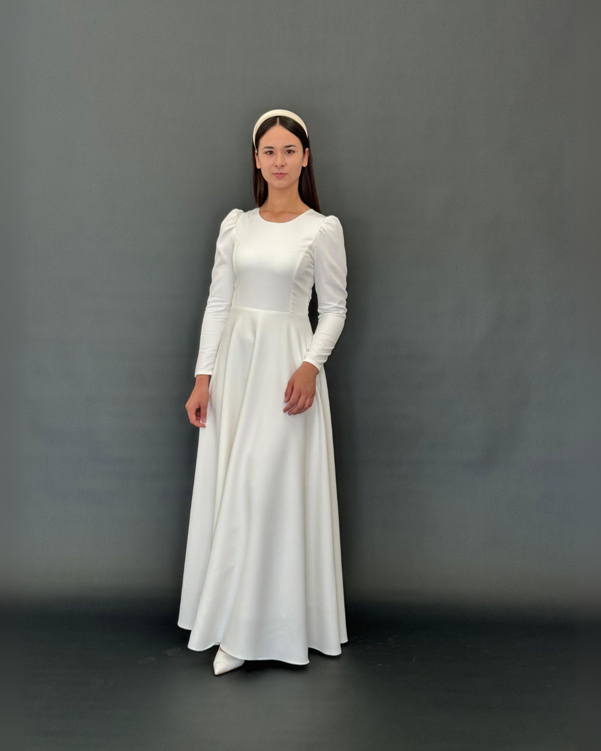 Rochie de Botez elegantă clasică - imagine 4