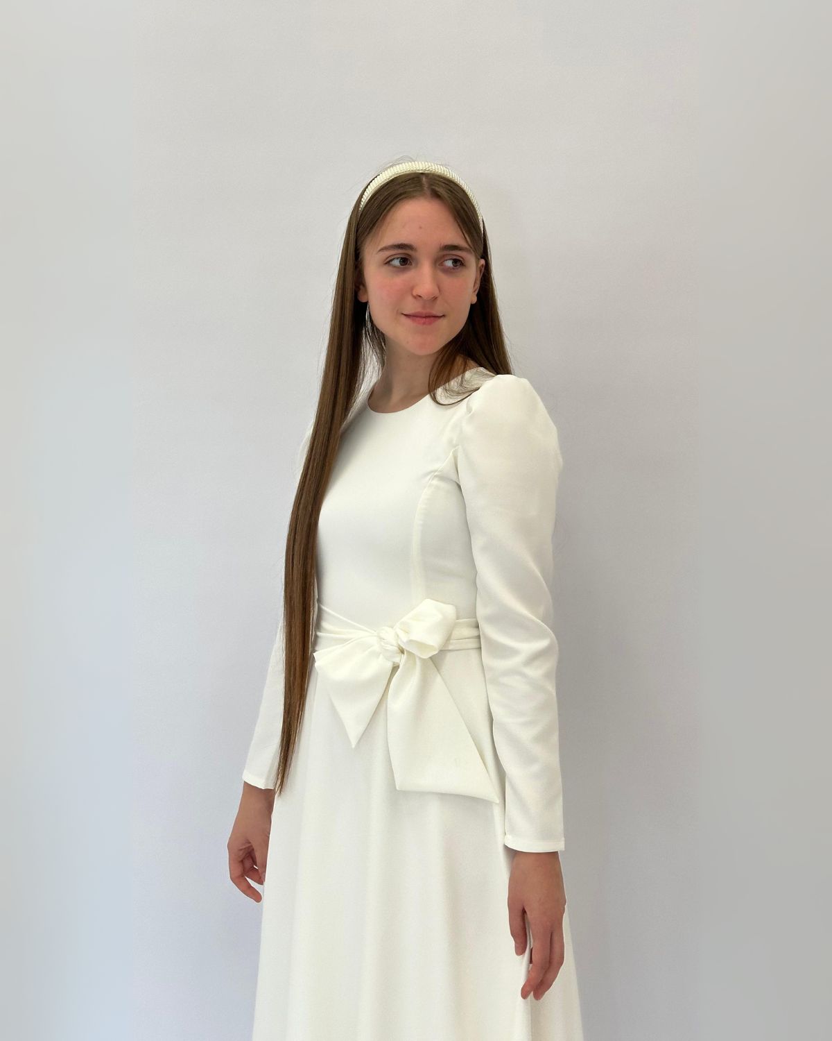 Rochie de Botez elegantă clasică - imagine 21
